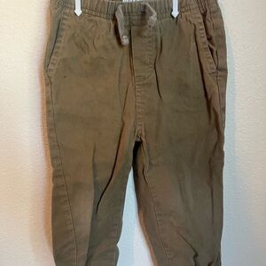 Free Planet Brown Sweatpants with Elastic Waistband